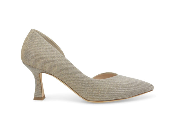 Melluso Décolleté Elegante Cerimonia Made in Italy in Tessuto Oro e1630w-235011